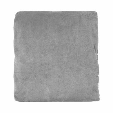 ARDESTO Плед Ardesto Flannel 160х200см, 100% поліестер, сірий світлий