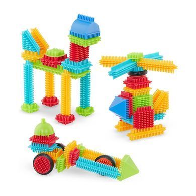 Конструктор серии Bristle Blocks - СТРОИТЕЛЬ (56 деталей, в коробке) BT3070Z фото
