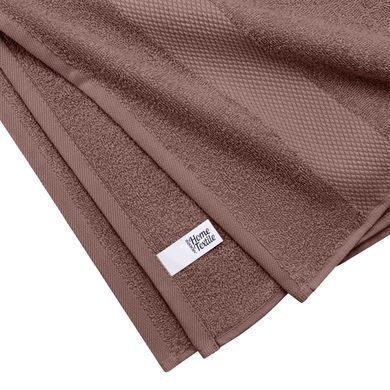 ARDESTO Рушник махровий Essence 30х50см, 100% бавовна, коричневий