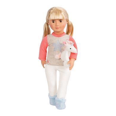 Our Generation Набор одежды для кукол Пижама с игрушкой Единорога BD30311Z фото