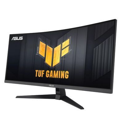ASUS Монітор 34" TUF Gaming VG34VQ3B 2xHDMI, 2xDP, 4xUSB, MM, VA, 3440x1440, 21:9, 180Hz, 1ms, DCI-P3 90%, CURVED, AdaptiveSync, HDR400 90LM0AA0-B01170 фото