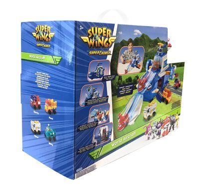 Super Wings Игровой набор Supercharge Air Moving Base, Воздушная База, свет, звук EU740831 фото