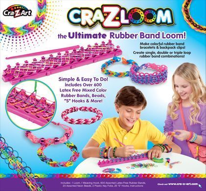 Cra-Z-Art Cra-Z-Art Ultimate Rubber Band Loom Bracelet Making Kit Assorted 19128CRA фото