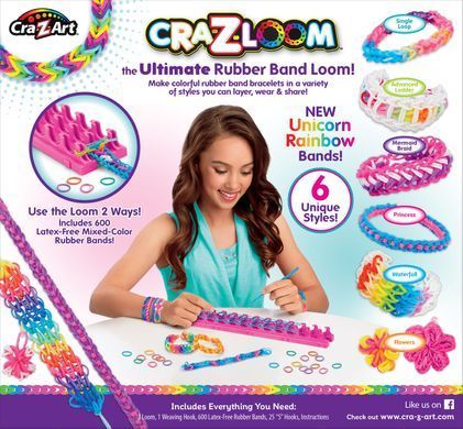 Cra-Z-Art Cra-Z-Art Ultimate Rubber Band Loom Bracelet Making Kit Assorted 19128CRA фото