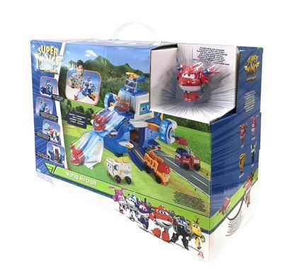 Super Wings Игровой набор Supercharge Air Moving Base, Воздушная База, свет, звук EU740831 фото