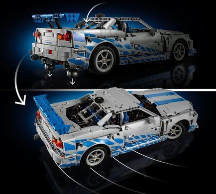 LEGO Конструктор LEGO Technic Подвійний форсаж Автомобіль Nissan Skyline GT-R (R34) 42210 фото