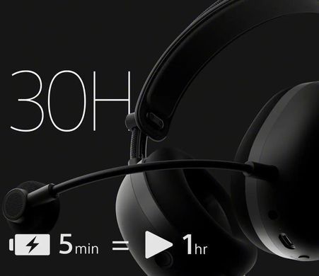 Sony Гарнітура ігрова Over-ear INZONE H9 II BT 5.3, ANC, SBC, AAC, LC3, Wireless, Mic, Чорний WHG910NB.E фото