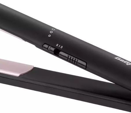 BaByliss Випрямляч, 41Вт, темп.режимов-2, 200 - 230С, кераміка, чорний ST241E фото
