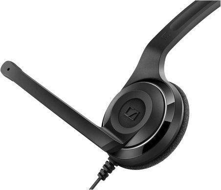 Epos Гарнитура компьютерная моно On-Ear PC 7 Chat, USB, однонаправленный, 2м, Черный 1000431 фото