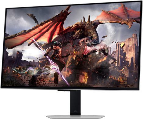 Samsung Монитор 32" Odyssey G80SD HDMI, DP, USB, Bluetooth, OLED, 3840x2160, 240Hz, 0.3ms, G-Sync Compatible LS32DG800SIXUA фото