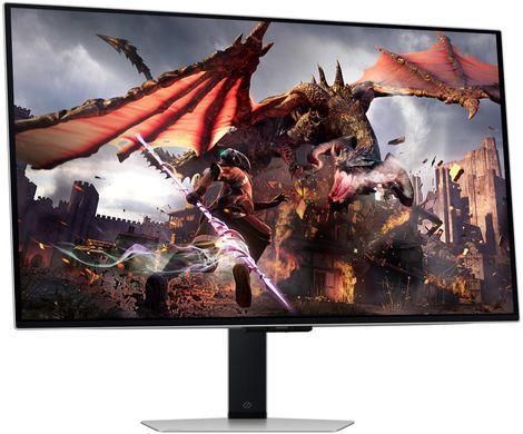 Samsung Монитор 32" Odyssey G80SD HDMI, DP, USB, Bluetooth, OLED, 3840x2160, 240Hz, 0.3ms, G-Sync Compatible LS32DG800SIXUA фото