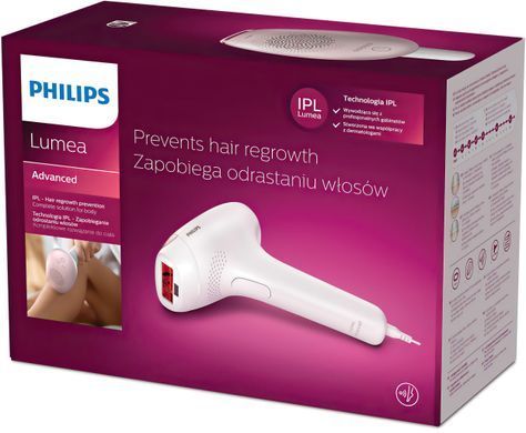 Philips Фотоепілятор Lumea IPL 7000 Series, від мережі, кіл-ть спалах.-250000, 5 Дж/см2, 4 см2, футляр, білий SC1994/00 фото