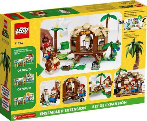 LEGO Конструктор Super Mario Дом на дереве Донки Конг. Дополнительный набор 71424 фото