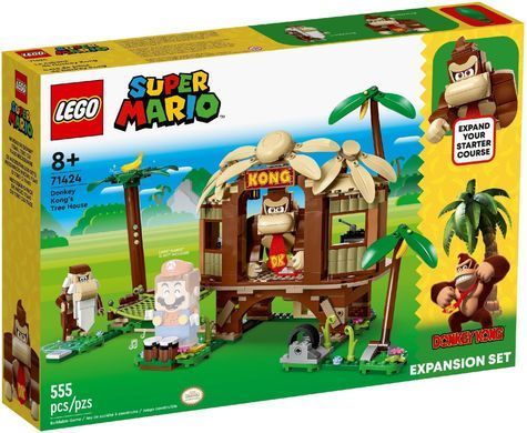 LEGO Конструктор Super Mario Дом на дереве Донки Конг. Дополнительный набор 71424 фото