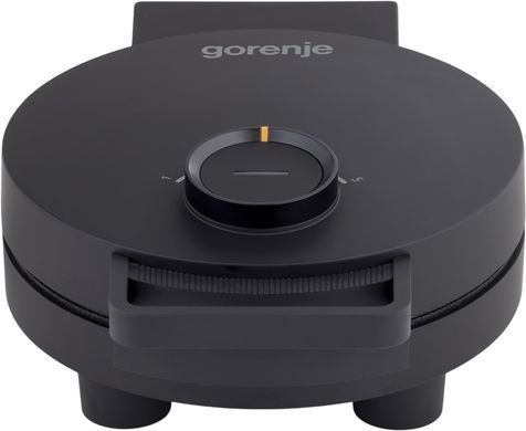 Gorenje Мини-гриль 1000Вт, алюминий, пластина д/вафель, корпус-металл, черный WM1000B фото