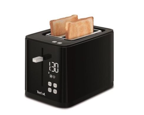 Тостер Tefal Digital, 850Вт, пластик, LED дисплей, черный TT640810 фото