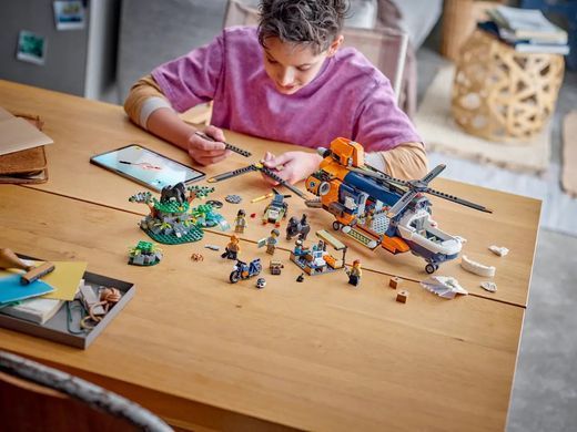 LEGO Конструктор City Вертоліт у базовому таборі для дослідження джунглів 60437 фото