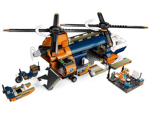 LEGO Конструктор City Вертоліт у базовому таборі для дослідження джунглів 60437 фото