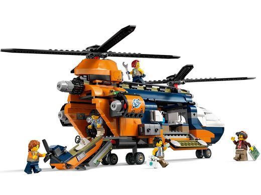 LEGO Конструктор City Вертоліт у базовому таборі для дослідження джунглів 60437 фото