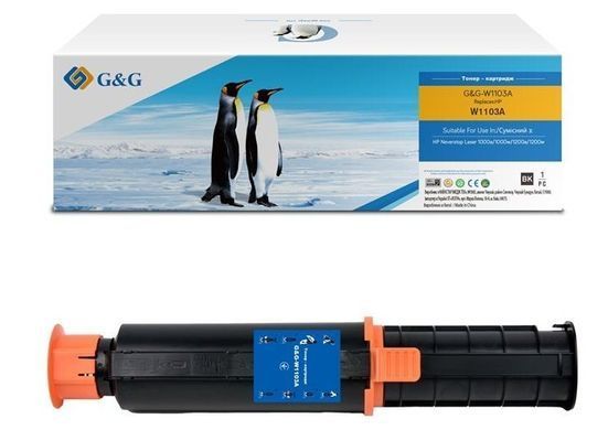 G&G Тонер для HP 103A Neverstop LJ 1000a/1000w/1200a/1200w (2500стр) G&G-W1103A фото