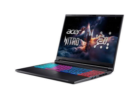 Acer Ноутбук Acer Nitro V 16S ANV16S-61 16" WQXGA IPS, AMD R9-365, 32GB, F1TB, NVD5070-8, Win11P, чорний NH.QXTEU.001 фото