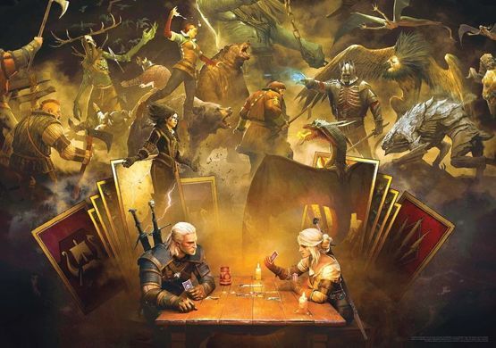 GoodLoot Пазл The Witcher Playing Gwent 1000 ел. 5908305249634 фото