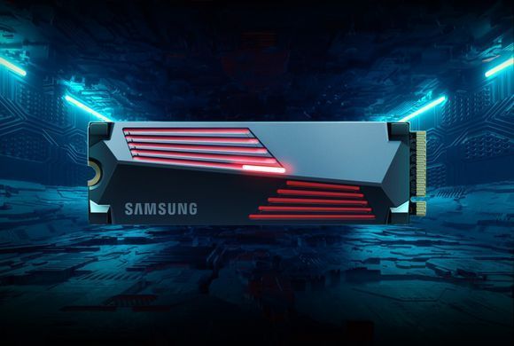 Samsung Твердотельный накопитель SSD M.2 2TB PCIe 4.0 990PRO + радиатор MZ-V9P2T0GW фото