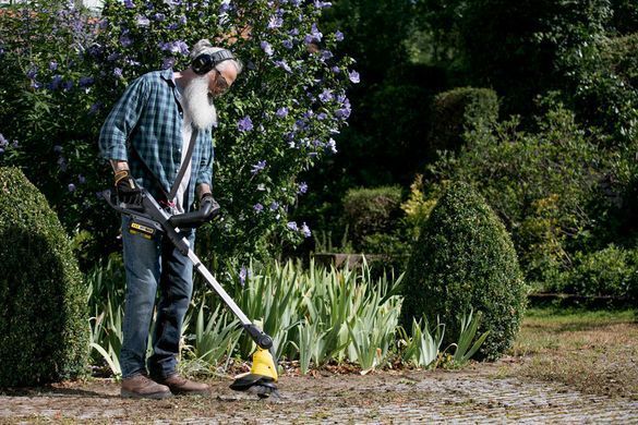 Karcher Триммер садовый WRE 18-55 для удаления сорняков, аккум., 18В, 2.85кг, Solo (без АКБ и ЗУ) 1.445-244.0 фото