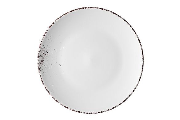 Тарелка десертная Ardesto Lucca, 19 см, Winter white, керамика AR2919WMC фото