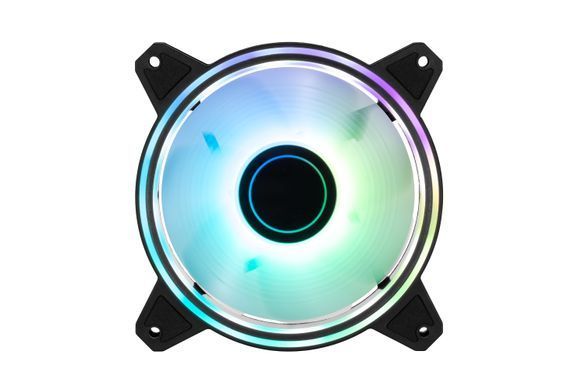 Корпусный вентилятор 2E Gaming Air Cool Infinity M ACF120IMW-ARGB, 120mm, 1200rpm, 3pin, 3pin+5VAura, 22dBa 2E-ACF120IMW-ARGB фото