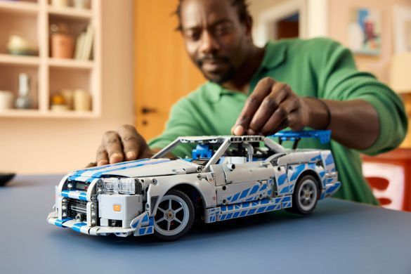 LEGO Конструктор LEGO Technic Подвійний форсаж Автомобіль Nissan Skyline GT-R (R34) 42210 фото