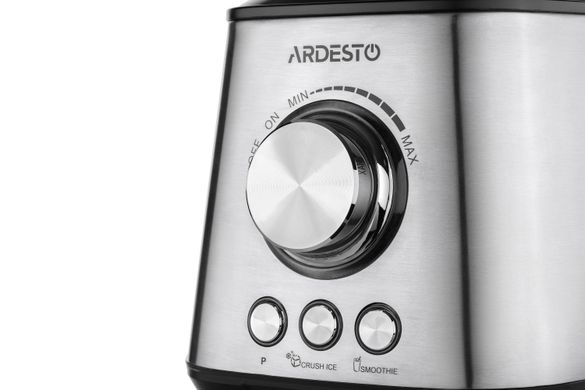 Блендер стаціонарний Ardesto SBG-1510B, 1000Вт, чаша-1500мл, сріблясто-чорний SBG-1510B фото