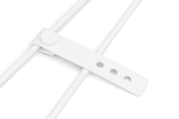 Digitus Кабель USB-A > USB-C зарядки/синхронизации, 1м, USB 2.0, 60W, силиконовый, белый AK-300340-010-W фото
