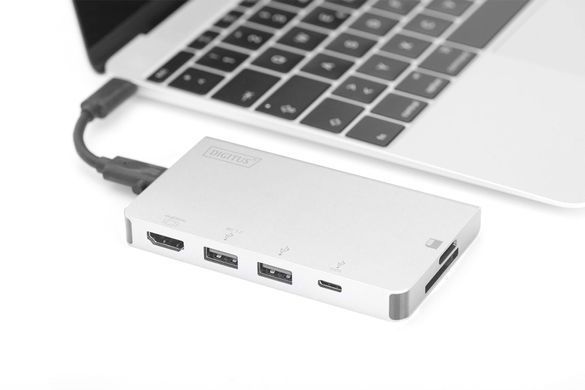 Digitus Док-станція Travel USB-C, 6 Port DA-70867 фото