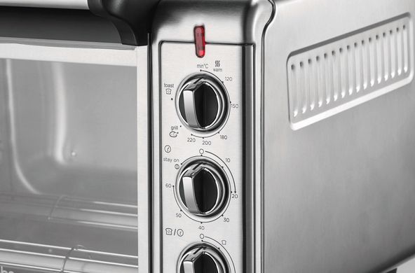 Russell Hobbs Печь электрическая Air Fry Mini Oven, 12.6л, 1500Вт, механич., гриль, конвенция, серая 26680-56 фото