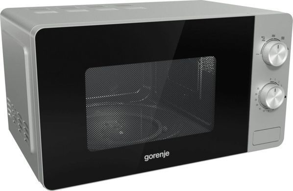 Gorenje Мікрохвильова піч, 20л, мех. керув., 800Вт, сріблястий MO20E1S фото