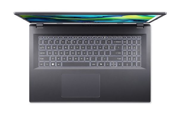 Acer Ноутбук Aspire 17 A17-51M 17.3" FHD IPS, Intel 7-150U, 16GB, F512GB, UMA, Lin, серый NX.J0JEU.005 фото
