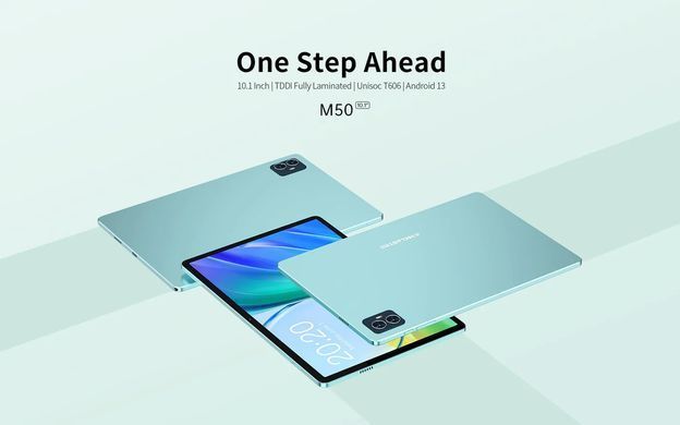 TECLAST Планшет M50 10.1" 6ГБ, 128ГБ, LTE, 6000мА&bull;ч, Android, голубой 6940709686799 фото