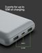 Belkin Акумулятор портативний літій-іонний Power Bank 20000мА&middot;год, 15Вт, 2хUSB-A/USB-C, cірий 6 - магазин Coolbaba Toys