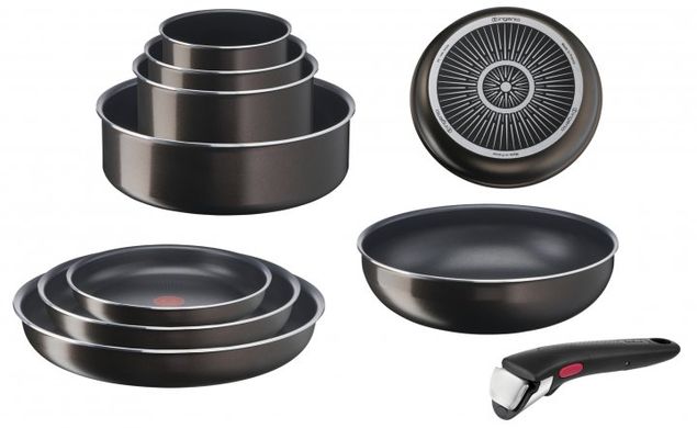 Набор посуды Tefal Ingenio XL Intense, 10 предметов, алюминий L1509473 фото