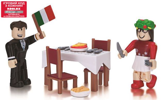 Ігровий набір Roblox Game Packs Soros Fine Italian Dining, 2 фігурки та аксесуари 19846R фото