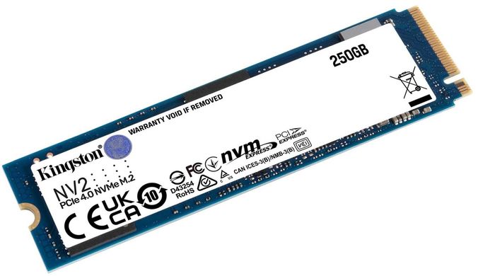 Накопитель SSD Kingston M.2 250GB PCIe 4.0 NV2 SNV2S/250G фото