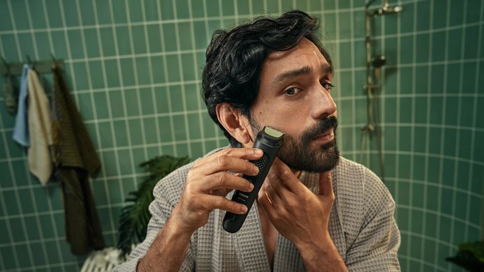 Philips Тример Philips All-in-One Trimmer 3000 Series, для обличчя, голови, тіла, акум., насадок-9, сталь, чорний MG3945/15 фото