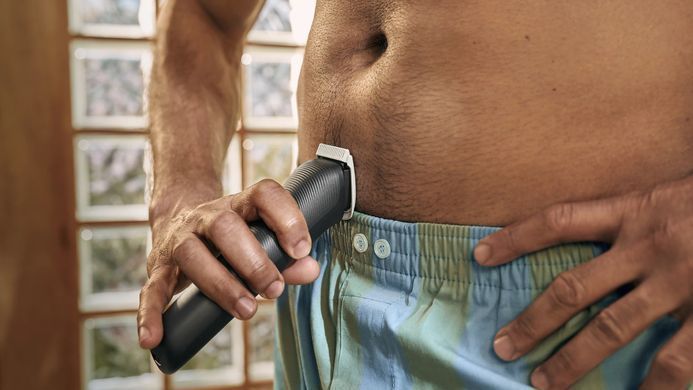 Philips Тример Philips All-in-One Trimmer 3000 Series, для обличчя, голови, тіла, акум., насадок-9, сталь, чорний MG3945/15 фото