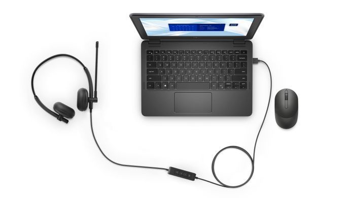 Dell Гарнітура Dell Wired Headset - WH125, чорний 520-BBLV фото