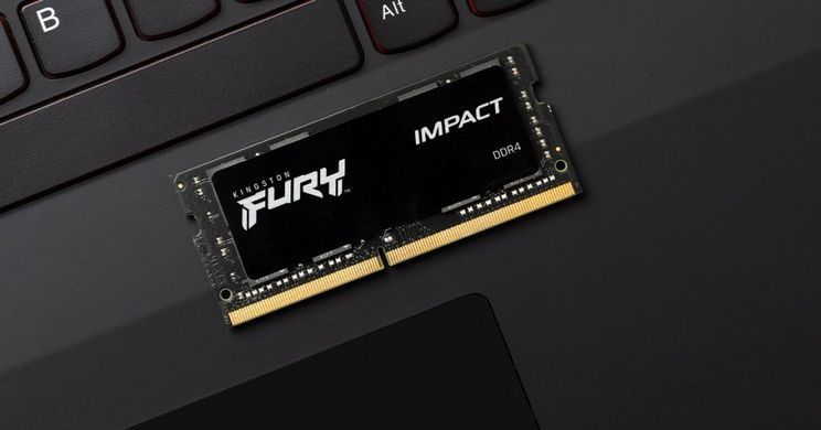 Kingston Память ноутбука DDR4 16GB KIT (8GBx2) 3200 FURY Impact KF432S20IBK2/16 фото