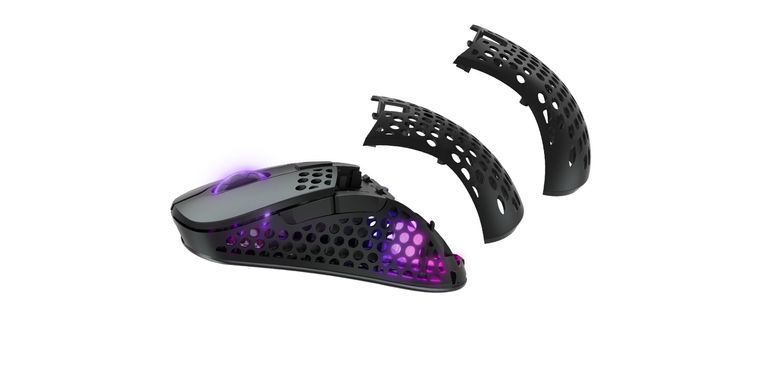 Cherry Xtrfy Миша M4, WL/USB-A, RGB, чорний M4W-RGB-BLACK фото