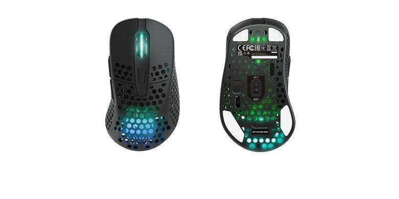 Cherry Xtrfy Миша M4, WL/USB-A, RGB, чорний M4W-RGB-BLACK фото