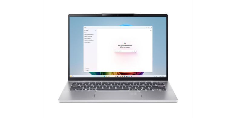 Acer Ноутбук Swift 14 AI SF14-61T 14" WUXGA IPS, AMD R9-365, 16GB, F512GB, UMA, Win11, сріблястий NX.J1CEU.001 фото