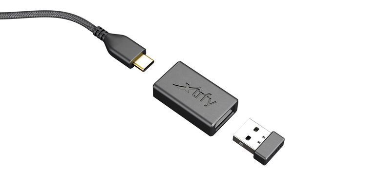 Cherry Xtrfy Миша M4, WL/USB-A, RGB, чорний M4W-RGB-BLACK фото